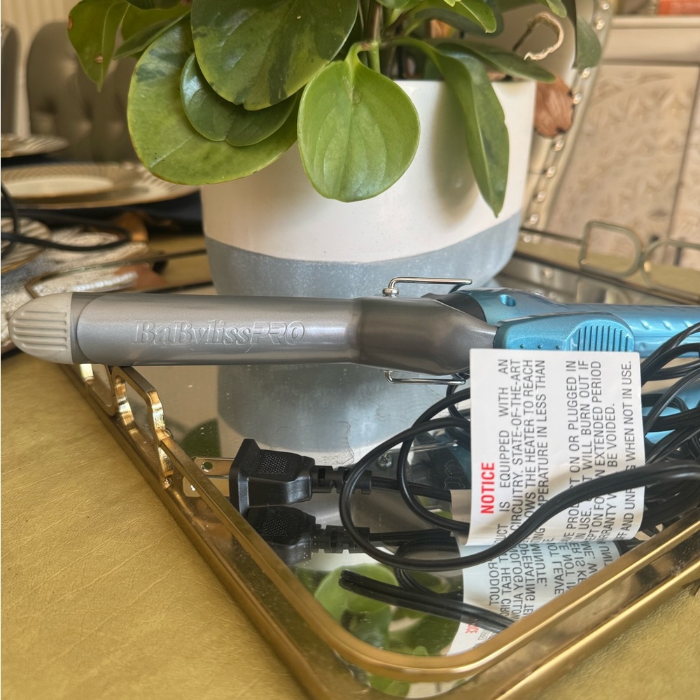 BaBylissPRO Blue Curling Iron